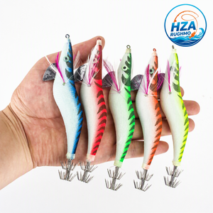 Esca Artificiale Luminosa per <span class=keywords><strong>Pesca</strong></span> in Acqua Salata a Forma di Calamaro/Gambero, Affondante, in ABS, per Polpo e Calamari - Product Image 1