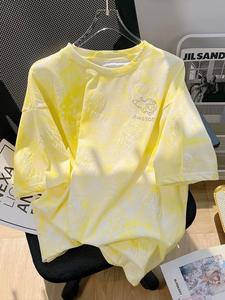 <span class=keywords><strong>Ropa</strong></span> de Mujer de Alta Calidad al por Mayor, Camisetas Gráficas de Cuello Redondo y Manga Corta para Mujer, Blusa de Moda - Product Image 2