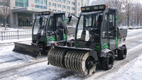 Souffleuse à neige automatique à essence avec moteur pour ATV, balayeuse de route et équipement de débroussaillage