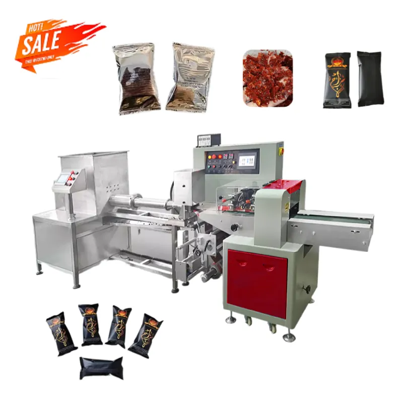 automatic flow tobacco packaging machine molasses hookah tobacco snus shisha packing machine