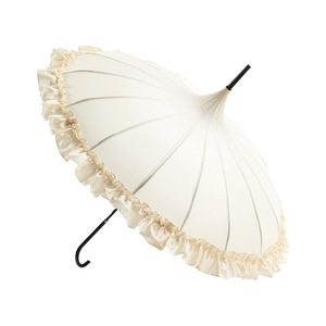 Công chúa châu âu phong cách mặt trời Bảo vệ UV parasol mới 16rib dài xử lý ren chùa ô cong xử lý thẳng ô - Product Image 3