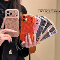 Vente flash - Coque de téléphone de luxe vintage en PU anti-traces de doigts et antichoc pour iPhone 17 Pro Max 16 15 14 13 12 Pro