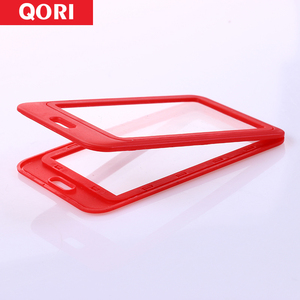 <span class=keywords><strong>QORI</strong></span> acrylique porte-carte de visite bloc porte-carte d'identité rétractable personnalisé - Product Image 1