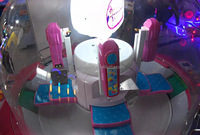 Machine de jeu de griffe en métal à pièces Mini lampe à LED jouet cadeau Push Candy Play Equipment Token Model