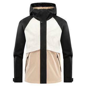 Chaqueta Softshell impermeable para <span class=keywords><strong>mujer</strong></span>, senderismo al aire libre, capa de lluvia de Color de retales de concha suave, chaqueta Softshell para hombre con capucha Unisex - Product Image 6