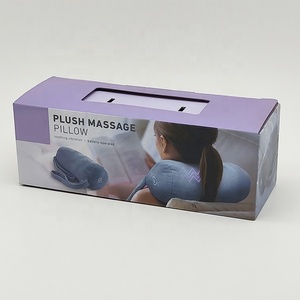 Custom Logo Packaging Boxes Snap Folding Carton Box For Shoulder And Neck Massage Instrument Eletronic Packaging Box