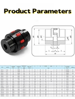 Accouplement flexible à mâchoires/arakis standard SFS - Usiné avec précision, trempé XL 45 #   Acier pour moteurs CNC Garantie 1 an Chine