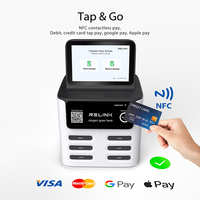 Chargeur portable à 6 emplacements station de charge rapide kiosque powerbank distributeur automatique station de location de banque d'alimentation de bureau avec pos