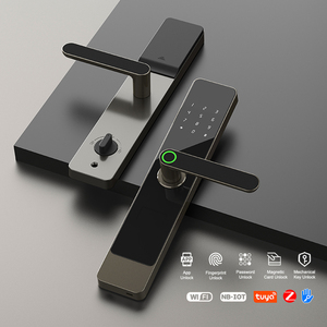 Yiteche ZigBee Wifi ttlock tuya App Keyless Kỹ Thuật Số vân tay thông minh cửa trước TT xử lý khóa với 6068 Lỗ mộng - Product Image 4