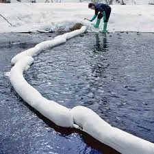 China Manufacturer 20cm*6m Oil Only Absorbent Boom For Lake