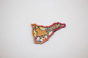 Imán de MDF de Tenerife, el Más Vendido, con Diseño Único de Búho, Caballito de Mar, Mariposas y Lagartos - Product Image 2