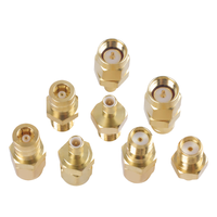 Adaptateur RF de type SMA mâle vers SMB femelle, connecteur coaxial inter-série 50 ohms pour systèmes RF et micro-ondes
