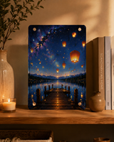 Adorno de Pared Personalizado de Acrílico de 20x30cm con Impresión UV, Estilo Art Deco, para Decoración del Hogar en Halloween, Bodas y Fiestas