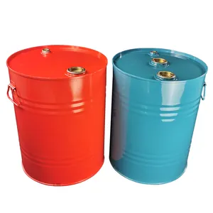 Fûts recyclables en acier rouge de 5 gallons 50L 15L 20L 25L 25L 30L 35L 60L 100L 120L