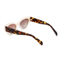 Nouvelles lunettes de soleil rectangulaires tendance pour unisexe, protection UV, monture en acétate, verres avec logo, lunettes de soleil haut de gamme