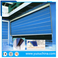 Puerta Enrollable Inorgánica Resistente al Fuego Certificada China 3C, Protección 3 Horas para Parking y Centros Comerciales