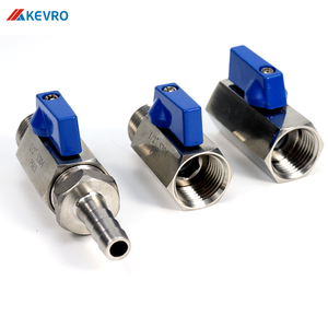 <strong>Mini</strong> <strong>Ball</strong> <strong>Valve</strong> 3/8 Inch NPT BSP Thread Stainless Steel 316 Female to Male Connector Compact Shut Off <strong>Valve</strong> - Product Image 6