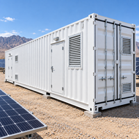 Bâtiment modulaire personnalisé en conteneur, servant de abri portable pour équipement, avec isolation en laine de roche et aménagement de salle électrique