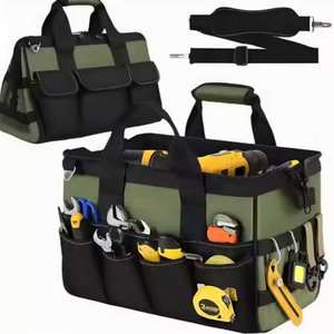 Bolsa de Herramientas Profesional de Gran Tamaño para Hombres, Personalizable, para Ingenieros, Carpinteros, Técnicos de Plomería, Fontaneros, Electricistas - Product Image 1