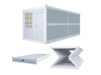 Maison conteneur pliable et extensible en acier galvanisé à chaud pour habitation, bureau, stockage