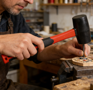 플라스틱 손잡이 장식 다기능 야외 캠핑 수제 고품질 망치 - Product Image 2