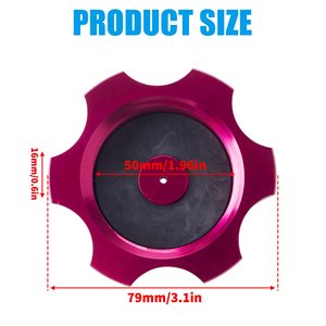 Bouchon de réservoir d'essence en aluminium CNC rouge avec soupape de reniflard pour SSR <span class=keywords><strong>125</strong></span> Taotao DB10 DB14 SDG107 Probike 50cc 90cc 110cc 150cc - Product Image 2