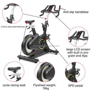 <span class=keywords><strong>Bicicleta</strong></span> estática de Spinning electromagnética para interiores, estándar comercial, para entrenamiento de Cardio y gimnasio en casa - Product Image 4