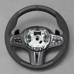 Volant sport en fibre de carbone pour <span class=keywords><strong>BMW</strong></span> G02 G05 G06 G20 G21 G22 G26 G29 G30 G80 G87 F40 G G01 G11 G12 G14 - Pièces automobiles - Product Image 5
