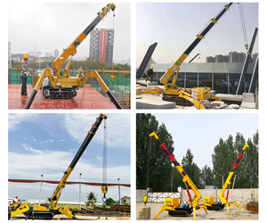 Mini theo dõi Spider <span class=keywords><strong>Crane</strong></span> phụ kiện 2ton 3ton 5000kg nâng Crawler <span class=keywords><strong>Crane</strong></span> sử dụng Spider <span class=keywords><strong>Crane</strong></span> với cánh tay có khớp nối để bán - Product Image 2
