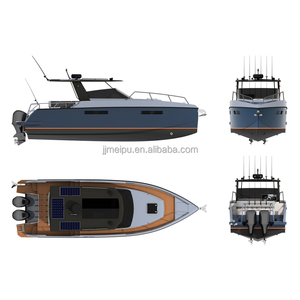 Yacht de luxe de 10,66 m (35 pieds) avec moteur hors-bord, bateau de pêche à cabine, yacht sportif, bateau de pêche à cabine en aluminium à coque en V - Product Image 6