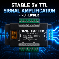 Amplificateur de signal coloré SP901E Pro, DC5-24V, 8 canaux de sortie, cascade parallèle pour tous les contrôleurs LED RGBIC adressables