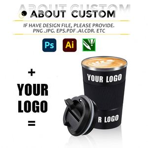 Thermos personnalisé en acier inoxydable, tasse à café réutilisable, cadeau publicitaire, gobelet à eau avec logo personnalisé - Product Image 3