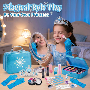 Girls Princess <b>Make</b> <b>up</b> Kit Beauty Toy Role-playing Pretend Play Cosmetics Washable Makeup Set for Kids - Product Image 4