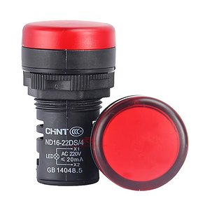 Chint 22mm chỉ số sức mạnh dẫn tín hiệu ánh sáng ND16-22DS/2 DS/4 12V <span class=keywords><strong>24V</strong></span> 36V 110V 220V màu đỏ màu xanh trắng màu xanh lá cây màu vàng đèn tín hiệu - Product Image 4