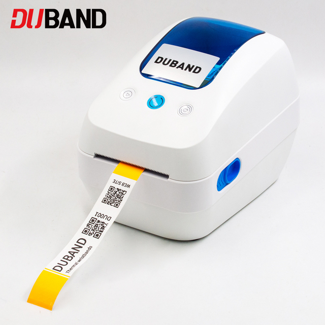 Hospital Direct Thermal Wristband Printer High Speed Printing Eco-Friendly Plastic for Patient Outpatient Identification Event