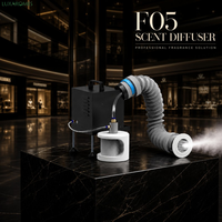 LUXAROMES F05 1500ml Diffuseur d'arômes électrique sans eau à deux fluides dissimulés, système de diffusion de parfum contrôlé par application, 5000m³ pour magasin