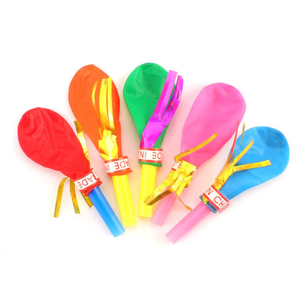 WH557 High Quality Inflatable Latex Kids Party Favor Decoration Balloon with Whistle Toys