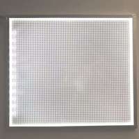 GAOLIANGGUANG GLG-DGB-01 Plaque de guidage de lumière PMMA à points laser pour panneau LED, plaque acrylique LGP ultra-mince, taille personnalisée