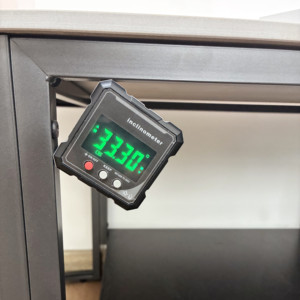 Inclinometro Digitale Intelligente con Laser Rosso e Display, <span class=keywords><strong>Strumento</strong></span> di Misurazione dell'Angolo con Righello Magnetico Incorporato e Forte Magnete per la Livellatura - Product Image 4