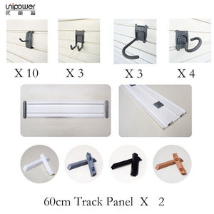 Unipower <b>Wall</b> Mount Hook Grey 15kg Load <b>Garage</b> <b>Storage</b> Hook Rectangle Shape - Product Image 4