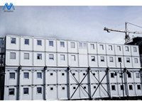 Maison Mobile Modulaire Portable, Micro-Habitat Préfabriqué Détachable en Conteneur, Dortoir de Haute Qualité Avec Salle de Bain et Toilettes