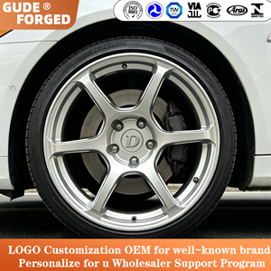 Rines GUDE Forged GT Racing de 2 Piezas, Pulidos en Plata, para Autos de Pasajeros, de 18, 19, 20, 21 y 22 Pulgadas, para Toyota, VW Golf, <span class=keywords><strong>EVO</strong></span> - Product Image 2