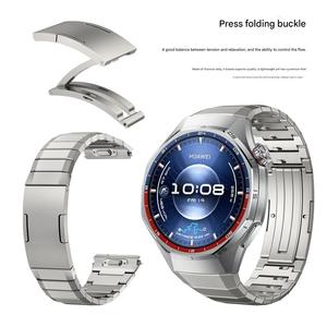 <span class=keywords><strong>Bracelet</strong></span> de <span class=keywords><strong>montre</strong></span> en titane de luxe sans interstices pour <span class=keywords><strong>Huawei</strong></span> <span class=keywords><strong>Watch</strong></span> <span class=keywords><strong>GT</strong></span> 6 Pro, <span class=keywords><strong>bracelet</strong></span> métallique spécialisé pour <span class=keywords><strong>Huawei</strong></span> GT6 Pro - Product Image 6