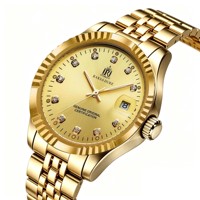 Montre automatique mécanique pour homme, fabrication OEM, Datejusts, boîtier en acier inoxydable de 38 mm, étanche 3 BAR, montre-bracelet pour affaires