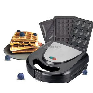 Aifa Hot 110V 220V Máquina para hacer gofres automática eléctrica 2 rebanadas Parrilla extraíble desmontable Máquina para hacer sándwiches antiadherentes - Product Image 4