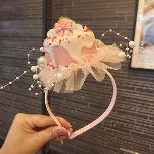 Día del Niño el 1 de junio: Diademas, gorros de cumpleaños, diademas con diseño de pastel, temática de princesas, fiesta de celebridades en línea - Product Image 2
