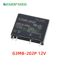 5V 12V 24V DC-AC Module de relais à semi-conducteurs G3MB-202P G3MB 202P PCB SIP SSR AC 240V 2A interrupteur de relais de résistance de Circuit d'amortisseur