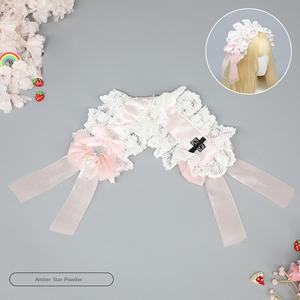 Diadema con Lazo Estilo Lolita, Dulce y Linda, Pinza para el Cabello Estilo Maid Japonés, Alta Calidad, Duradera, Multifuncional, Estrella Ámbar - Product Image 6