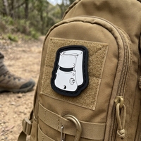 Parches de Moral Tácticos Personalizados en 2D y 3D, Parches de Moral Tácticos de Goma PVC Aptos para Accesorios de Velcro para Brazos