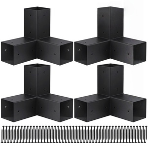 Kit de supports pour pergola, adapté aux tonnelles, gazebos, poteaux de clôture et pergolas (kit 4x4) - Product Image 4